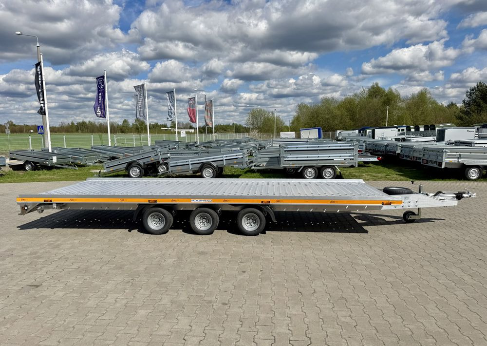 GROMEX L3-3500-6 | 600 x 210 cm / 3500 kg / lampy LED / koło zapasowe / najazdy ALU - Rimorkio autotransportuese: foto 2 GROMEX L3-3500-6 | 600 x 210 cm / 3500 kg / lampy LED / koło zapasowe / najazdy ALU - Rimorkio autotransportuese: foto 2