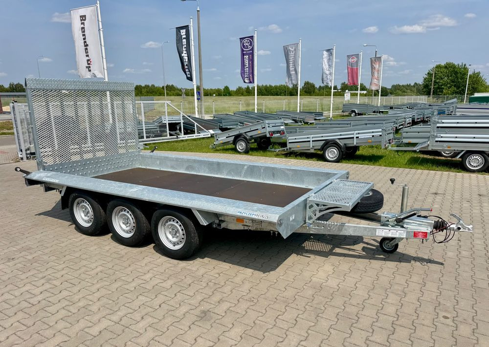 Niewiadów KN401835T - 400 x 185 cm | 2570kg ładowności | trap stalowy | 3-osiowa budowlanka - Rimorkio për makineri ndërtimi: foto 1 Niewiadów KN401835T - 400 x 185 cm | 2570kg ładowności | trap stalowy | 3-osiowa budowlanka - Rimorkio për makineri ndërtimi: foto 1