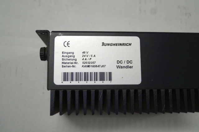 Jungheinrich 52032357 | Omvormer Transformer 48V -> 24V/5A for EKS310 sn. KAM Omvormer Transformer 48V -> 24V/5A for EKS310 sn. KAMO160847J07 - Sistemi elektrik për Pajisje për trajtimin e materialeve: foto 3 Jungheinrich 52032357 | Omvormer Transformer 48V -> 24V/5A for EKS310 sn. KAM Omvormer Transformer 48V -> 24V/5A for EKS310 sn. KAMO160847J07 - Sistemi elektrik për Pajisje për trajtimin e materialeve: foto 3