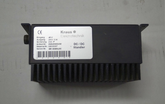 Jungheinrich 52032357 | Omvormer Transformer 48V -> 24V/5A for EKS310 sn. M01 Omvormer Transformer 48V -> 24V/5A for EKS310 sn. M0146686J05 - Sistemi elektrik për Pajisje për trajtimin e materialeve: foto 1 Jungheinrich 52032357 | Omvormer Transformer 48V -> 24V/5A for EKS310 sn. M01 Omvormer Transformer 48V -> 24V/5A for EKS310 sn. M0146686J05 - Sistemi elektrik për Pajisje për trajtimin e materialeve: foto 1
