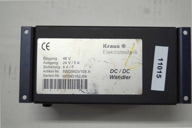 Jungheinrich 52032357 | Omvormer Transformer 48V -> 24V/5A for EKS310 sn. M10 Omvormer Transformer 48V -> 24V/5A for EKS310 sn. M1045162J04 - Sistemi elektrik për Pajisje për trajtimin e materialeve: foto 3 Jungheinrich 52032357 | Omvormer Transformer 48V -> 24V/5A for EKS310 sn. M10 Omvormer Transformer 48V -> 24V/5A for EKS310 sn. M1045162J04 - Sistemi elektrik për Pajisje për trajtimin e materialeve: foto 3
