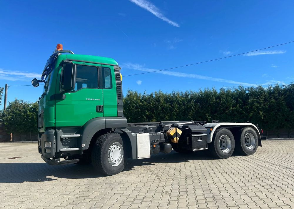 MAN TGS 26.440 | Hakowiec Meiller| 6x4 | 440 KM | przód resor, tył pneumatyczne |Belka ostrzegawcza (koguty) - Kamion vetëngarkues: foto 3 MAN TGS 26.440 | Hakowiec Meiller| 6x4 | 440 KM | przód resor, tył pneumatyczne |Belka ostrzegawcza (koguty) - Kamion vetëngarkues: foto 3