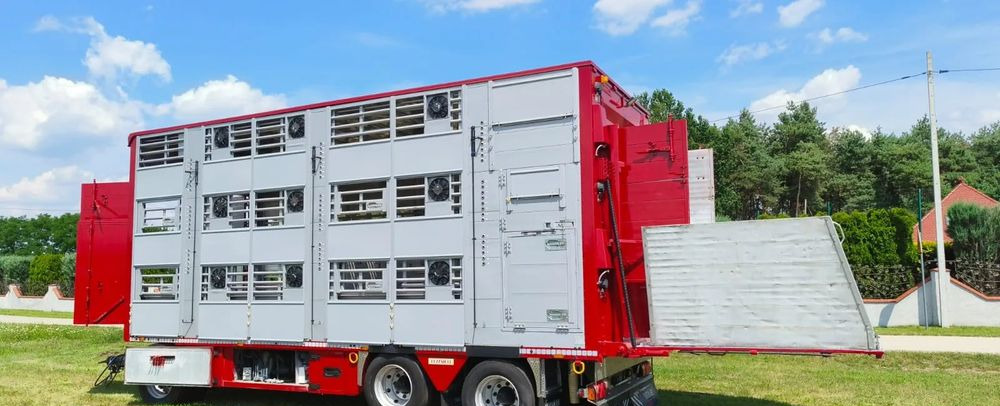 Pezzaioli RBA 32/TRZYOSIOWA PRZYCZEPA-2XBYDŁO,3X TRZODA/HYDRAULICZNIE PODNOSZONY DACH I PODŁOGI / OŚ ŚRODKOWA PODNOSZONA - Rimorkio bagëtish: foto 2 Pezzaioli RBA 32/TRZYOSIOWA PRZYCZEPA-2XBYDŁO,3X TRZODA/HYDRAULICZNIE PODNOSZONY DACH I PODŁOGI / OŚ ŚRODKOWA PODNOSZONA - Rimorkio bagëtish: foto 2