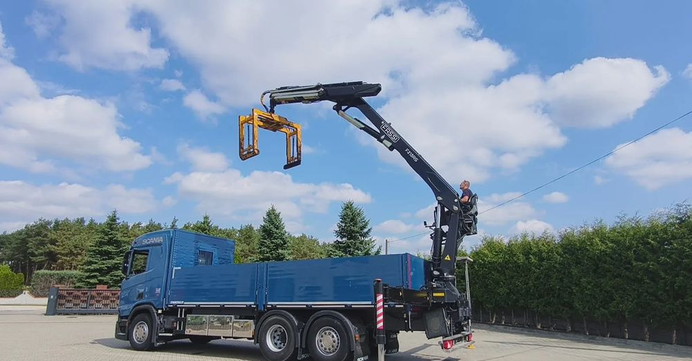 Scania R 500 6x2 z żurawiem Fassi F 215 AS – 2019 – Euro 6 –Retarder -Oś skrętna - Gotowa do pracy! - Kamion me vinç, Kamion me karroceri të hapur: foto 3 Scania R 500 6x2 z żurawiem Fassi F 215 AS – 2019 – Euro 6 –Retarder -Oś skrętna - Gotowa do pracy! - Kamion me vinç, Kamion me karroceri të hapur: foto 3