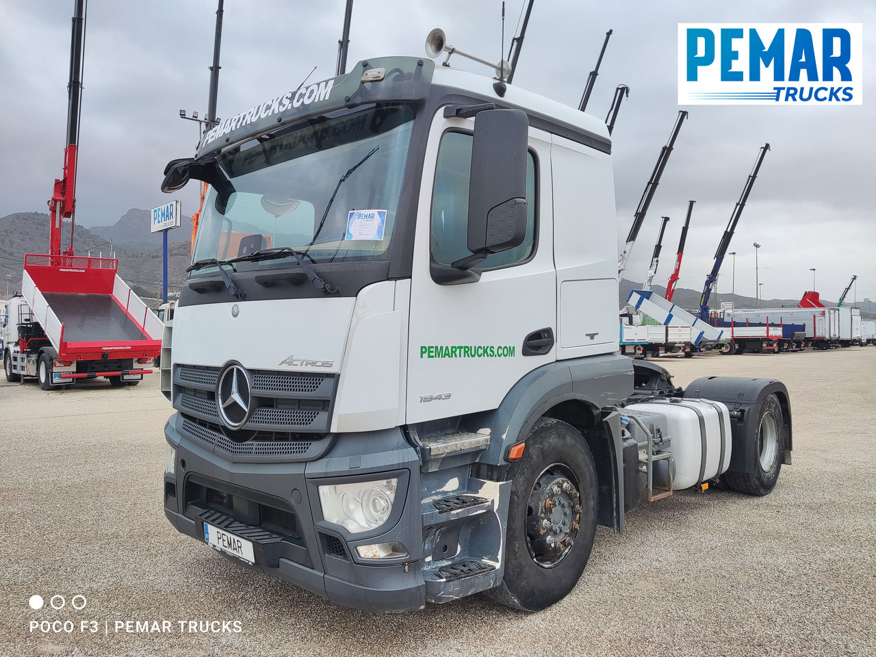 MERCEDES-BENZ ACTROS 1843 CABEZA TRACTORA EQUIPO HIDRAULICO - Gjysmë-kamion: foto 1 MERCEDES-BENZ ACTROS 1843 CABEZA TRACTORA EQUIPO HIDRAULICO - Gjysmë-kamion: foto 1