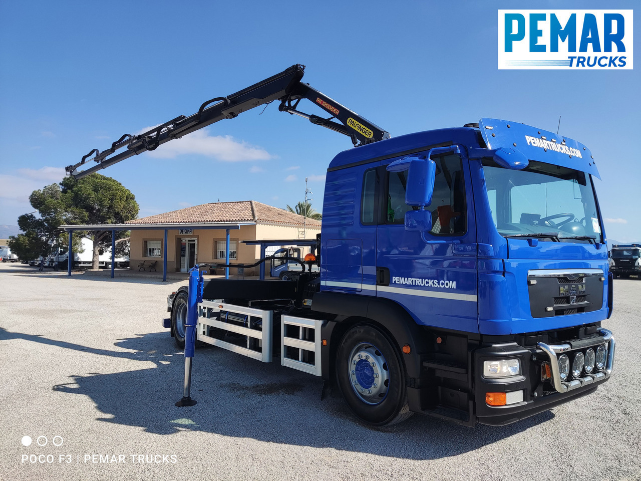 Kamion vetëngarkues, Kamion me vinç MAN TGM 18.290 GRUA MULTILIFT: foto 15