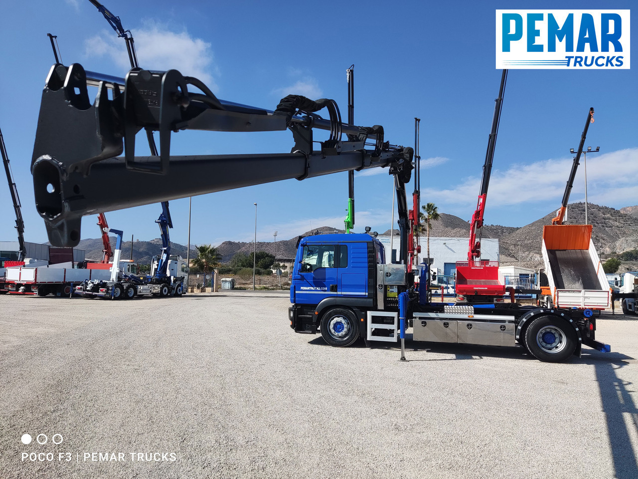 Kamion vetëngarkues, Kamion me vinç MAN TGM 18.290 GRUA MULTILIFT: foto 21