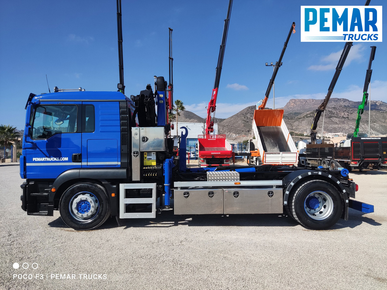 Kamion vetëngarkues, Kamion me vinç MAN TGM 18.290 GRUA MULTILIFT: foto 9