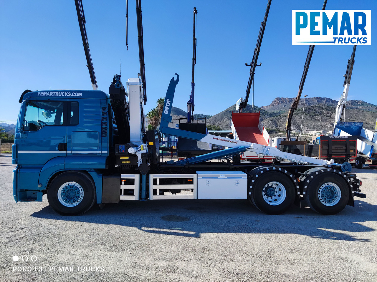 Kamion vetëshkarkues, Kamion me vinç MAN TGS 26.480 6X2 GRUA MULTILIFT: foto 12
