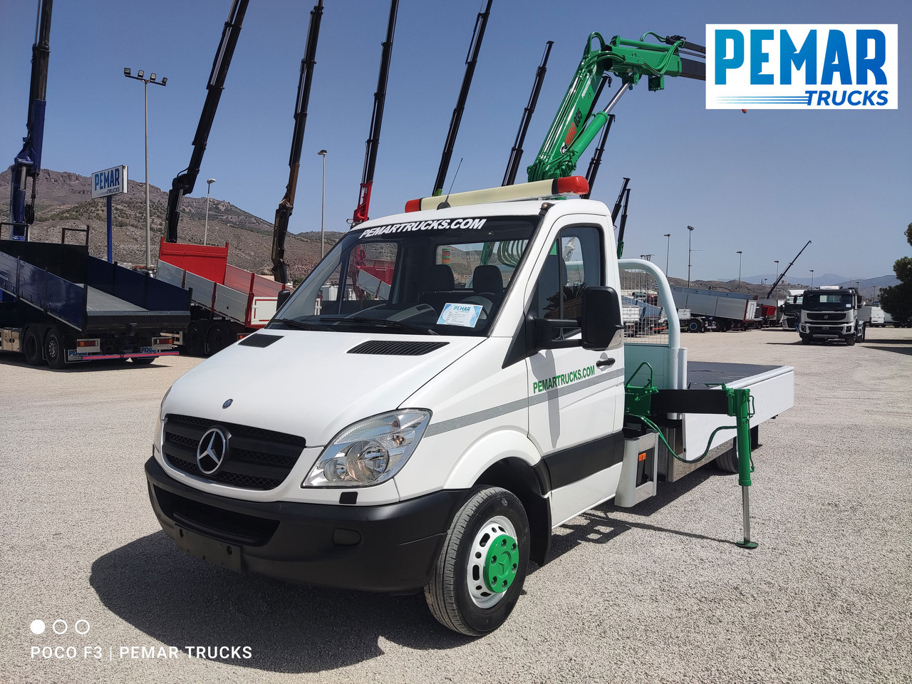 MERCEDES-BENZ SPRINTER 515 CDI GRUA CAJA FIJA 150 CV - Kamion me karroceri të hapur, Kamion me vinç: foto 1 MERCEDES-BENZ SPRINTER 515 CDI GRUA CAJA FIJA 150 CV - Kamion me karroceri të hapur, Kamion me vinç: foto 1
