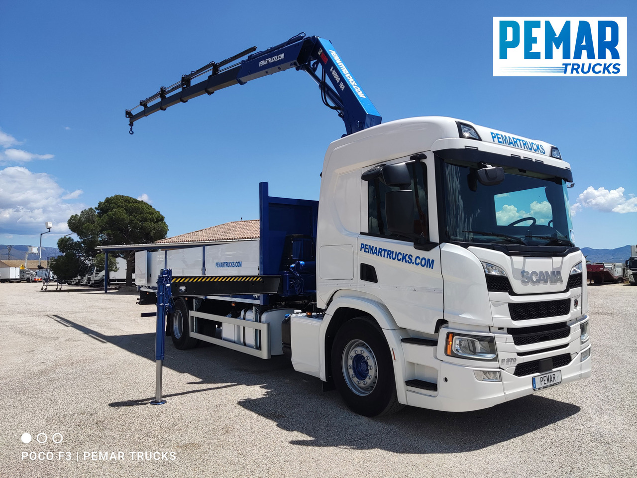 SCANIA P 370 GRUA CAJA FIJA 18T - Kamion me vinç: foto 3 SCANIA P 370 GRUA CAJA FIJA 18T - Kamion me vinç: foto 3