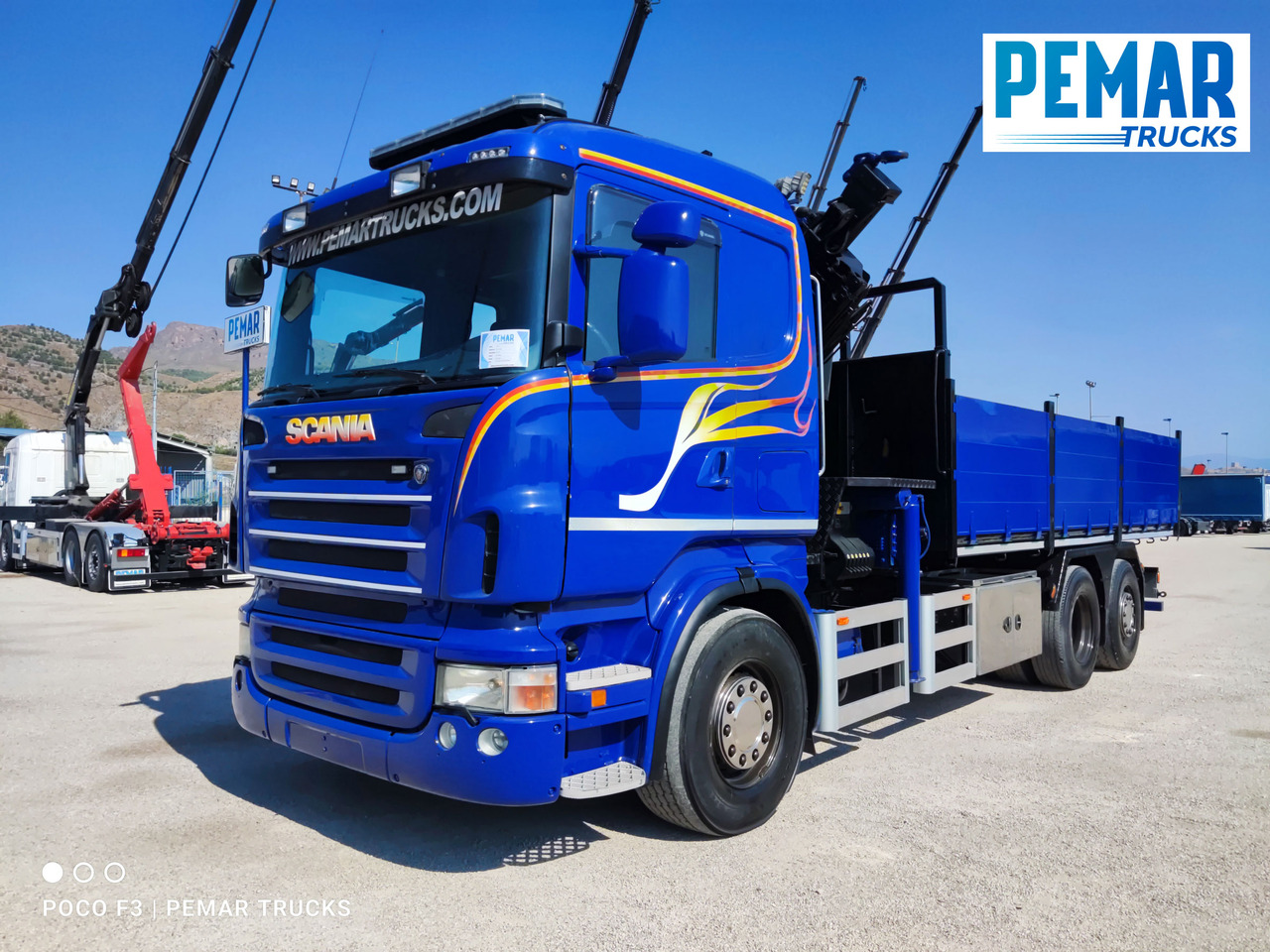 SCANIA R 420 6X2 GRUA PALFINGER PK 23002 BASCULANTE - Kamion vetëshkarkues, Kamion me vinç: foto 2 SCANIA R 420 6X2 GRUA PALFINGER PK 23002 BASCULANTE - Kamion vetëshkarkues, Kamion me vinç: foto 2