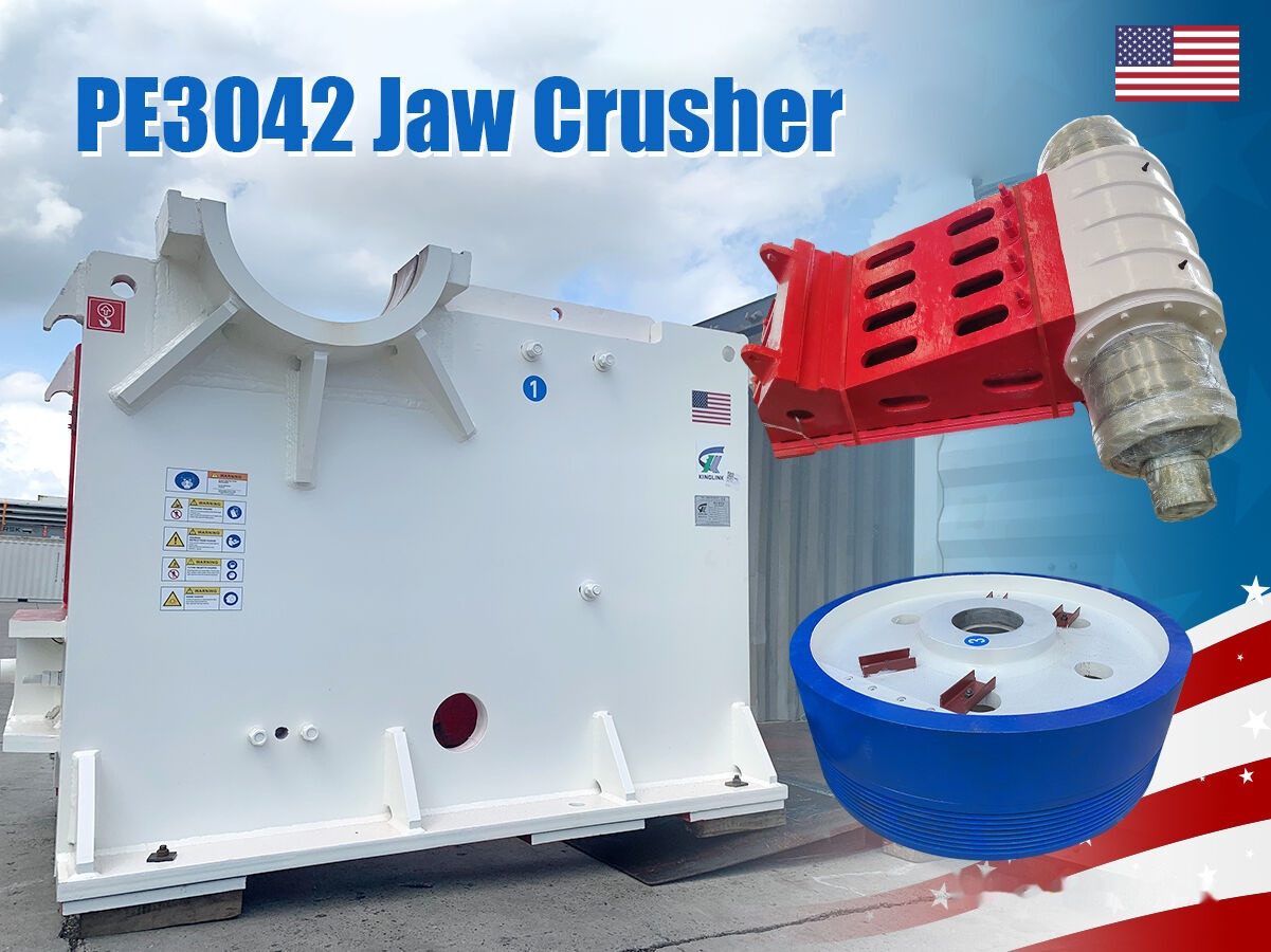 Kinglink PE3042 Primary Rock Jaw Crusher | Concrete Batching Plant - Thërrmues e nofullës: foto 1 Kinglink PE3042 Primary Rock Jaw Crusher | Concrete Batching Plant - Thërrmues e nofullës: foto 1