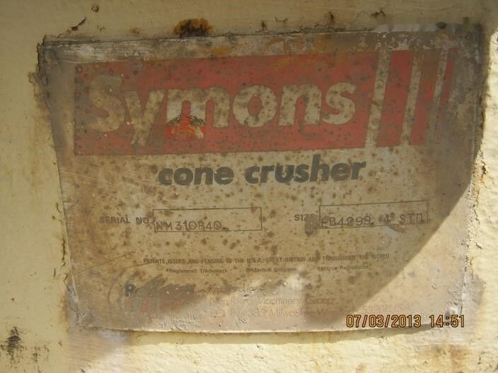 Kinglink SYMONS 4.25 FT Cone Crusher - Thërrmues koni: foto 4 Kinglink SYMONS 4.25 FT Cone Crusher - Thërrmues koni: foto 4