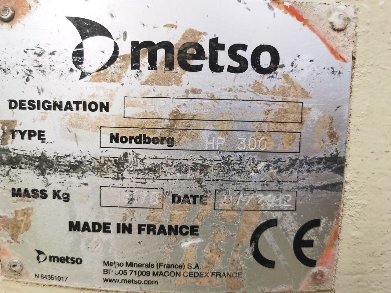 Metso HP300 - Thërrmues koni: foto 2 Metso HP300 - Thërrmues koni: foto 2