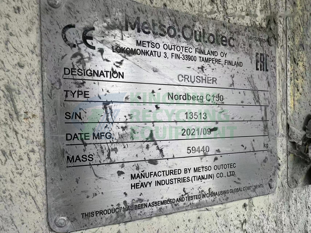 Metso Metso Nordberg C150 Jaw Crusher in good condition - Thërrmues e nofullës: foto 2 Metso Metso Nordberg C150 Jaw Crusher in good condition - Thërrmues e nofullës: foto 2