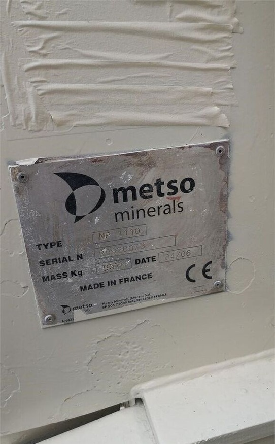 Metso NP1110 Impactor - Thërrmues me ndikim: foto 4 Metso NP1110 Impactor - Thërrmues me ndikim: foto 4
