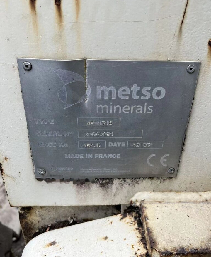 Metso Nordberg 1315 - Thërrmues me ndikim: foto 3 Metso Nordberg 1315 - Thërrmues me ndikim: foto 3