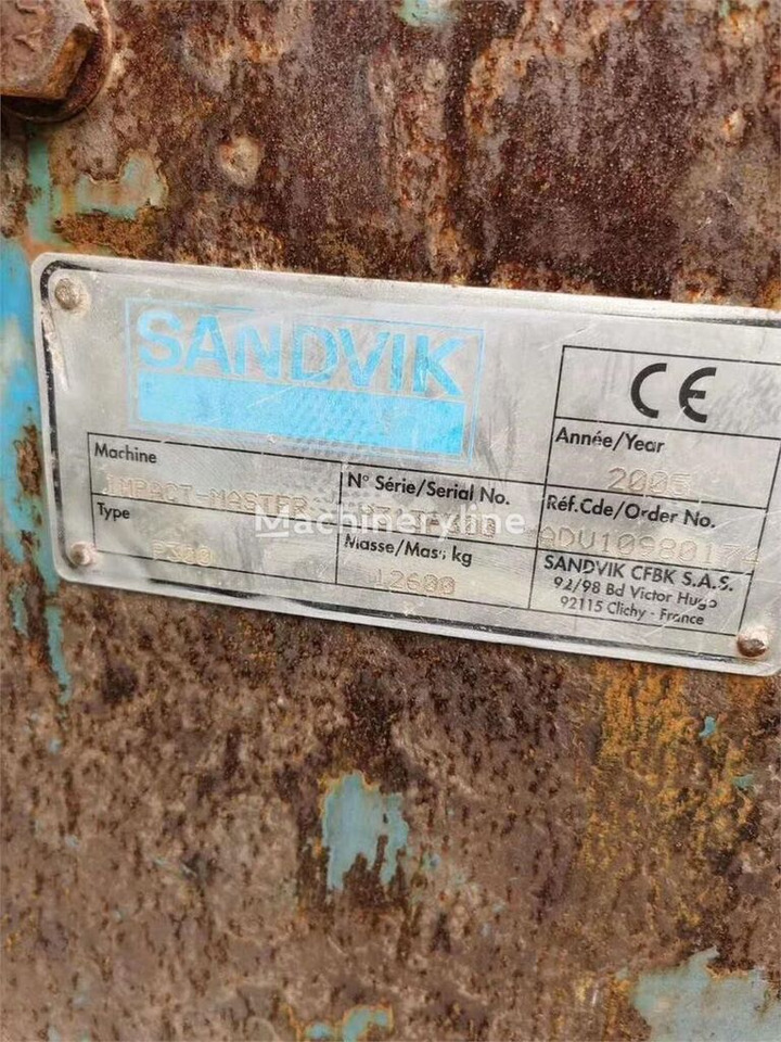 Sandvik P300 Imapct Crusher - Thërrmues koni: foto 3 Sandvik P300 Imapct Crusher - Thërrmues koni: foto 3