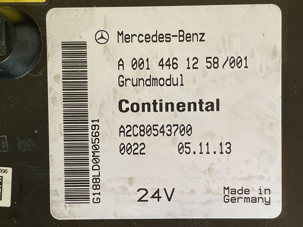 MERCEDES-BENZ ACTROS GRUNDMODUL - A 000 446 1258 - Siguresa për Kamioni: foto 3 MERCEDES-BENZ ACTROS GRUNDMODUL - A 000 446 1258 - Siguresa për Kamioni: foto 3