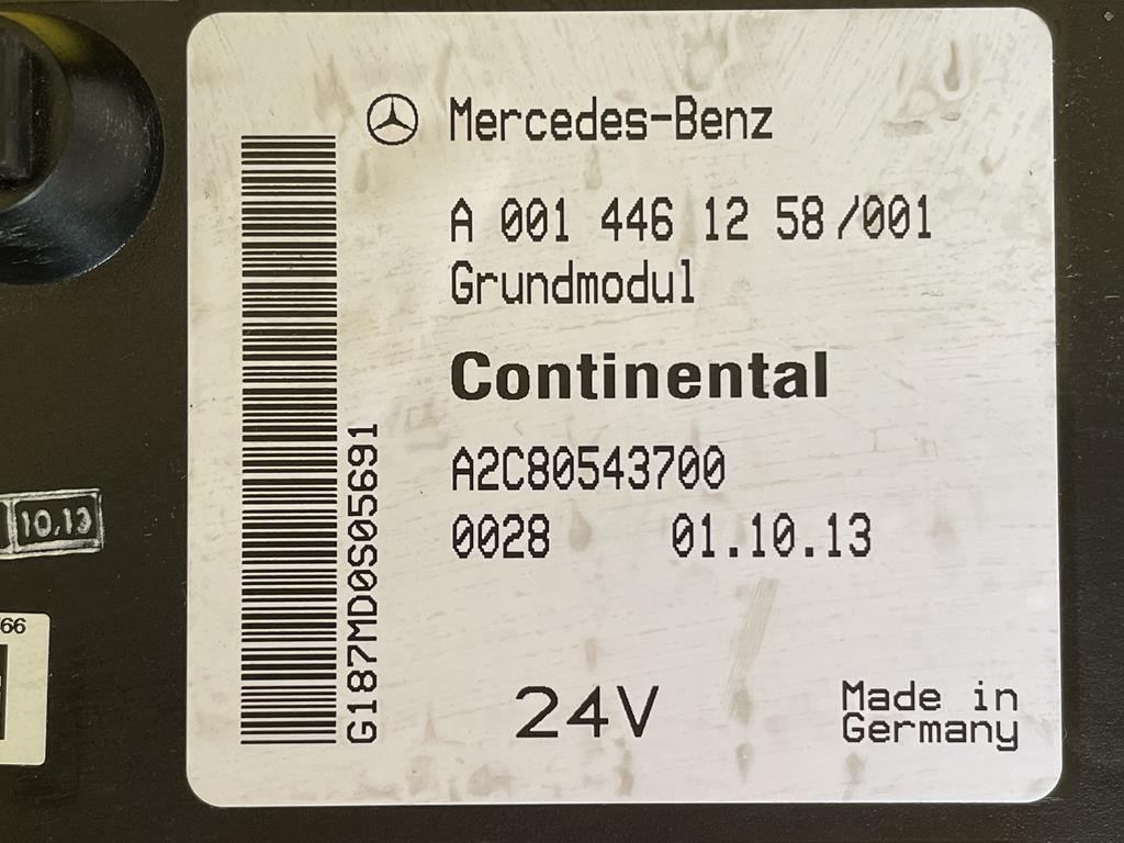 MERCEDES-BENZ ACTROS GRUNDMODUL - A 000 446 1258 - Siguresa për Kamioni: foto 3 MERCEDES-BENZ ACTROS GRUNDMODUL - A 000 446 1258 - Siguresa për Kamioni: foto 3