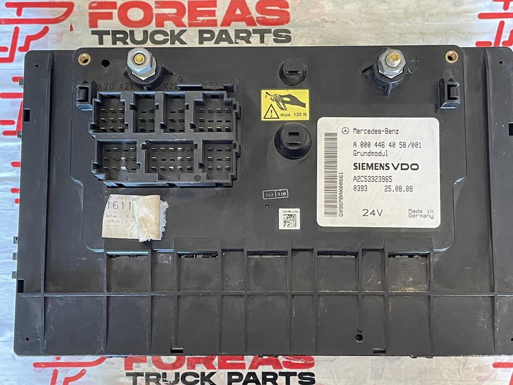 MERCEDES-BENZ ACTROS GRUNDMODUL - A 000 446 40 58 - Siguresa për Kamioni: foto 2 MERCEDES-BENZ ACTROS GRUNDMODUL - A 000 446 40 58 - Siguresa për Kamioni: foto 2