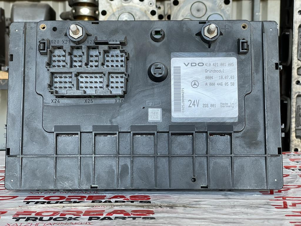 MERCEDES-BENZ ACTROS MP2 GRUNDMODUL - A 000 446 05 58 - Siguresa për Kamioni: foto 1 MERCEDES-BENZ ACTROS MP2 GRUNDMODUL - A 000 446 05 58 - Siguresa për Kamioni: foto 1