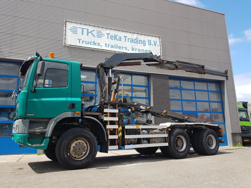 Ginaf M 3335 S 6x6 Palfinger PK 14080 + NCH - Kamion me sistem kabllor, Kamion me vinç: foto 1 Ginaf M 3335 S 6x6 Palfinger PK 14080 + NCH - Kamion me sistem kabllor, Kamion me vinç: foto 1