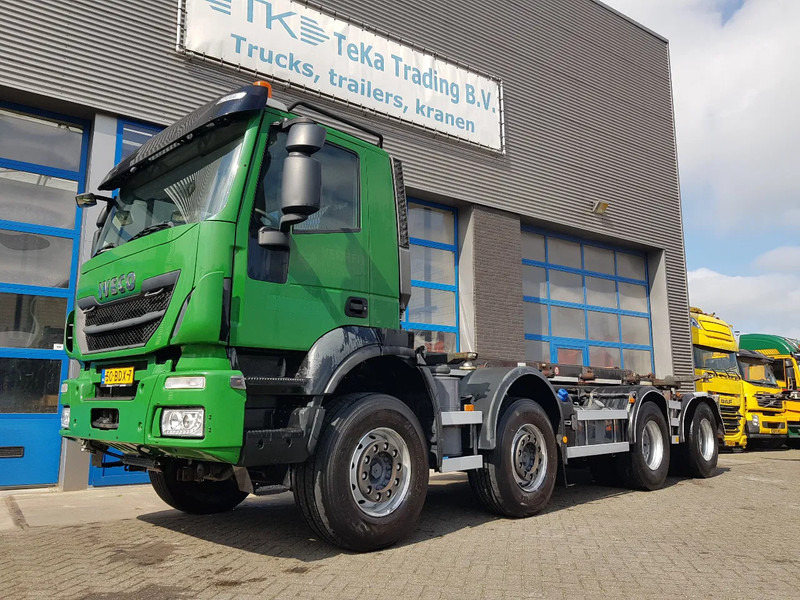 Iveco Stralis 450 8x4 Steel Nieuwe Apk/TÜV 430.000 km kettingsyst 30 ton - Transportjer kontejnerësh/ Kamion me karroceri të çmontueshme: foto 1 Iveco Stralis 450 8x4 Steel Nieuwe Apk/TÜV 430.000 km kettingsyst 30 ton - Transportjer kontejnerësh/ Kamion me karroceri të çmontueshme: foto 1