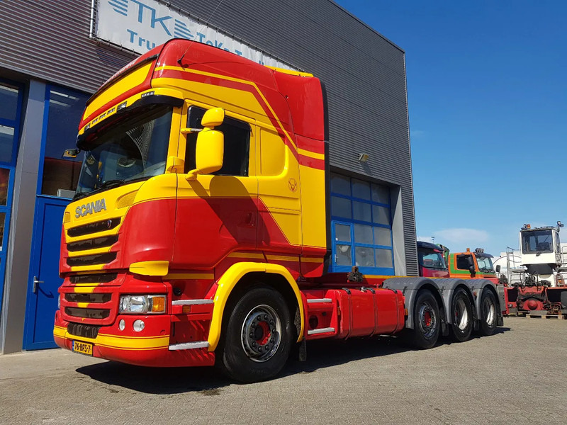 Scania R450 8x2 Topline ADR EX/II, EX/III, FL en AT SCR only - Transportjer kontejnerësh/ Kamion me karroceri të çmontueshme: foto 1 Scania R450 8x2 Topline ADR EX/II, EX/III, FL en AT SCR only - Transportjer kontejnerësh/ Kamion me karroceri të çmontueshme: foto 1