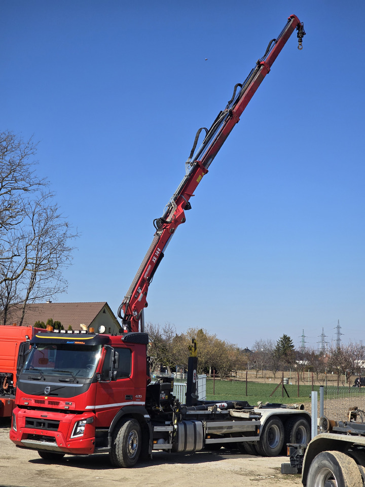 Kamion vetëngarkues, Kamion me vinç VOLVO FMX 420 6X4 / HIAB 144B-hiduo / hook system: foto 6