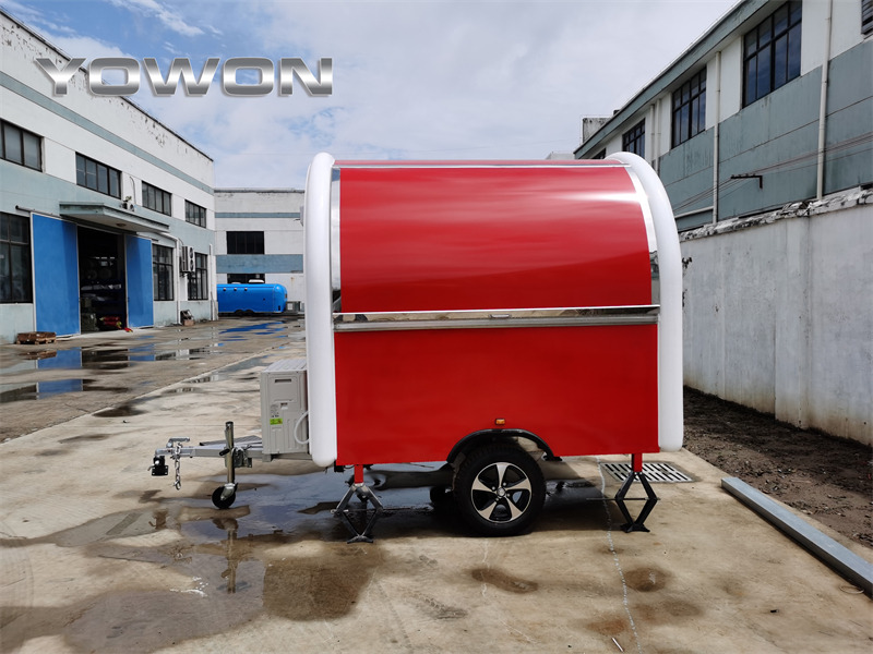 YOWON Fully customized food vending cart mobile street fast food trailer - Rimorkio shpërndarëse: foto 2 YOWON Fully customized food vending cart mobile street fast food trailer - Rimorkio shpërndarëse: foto 2