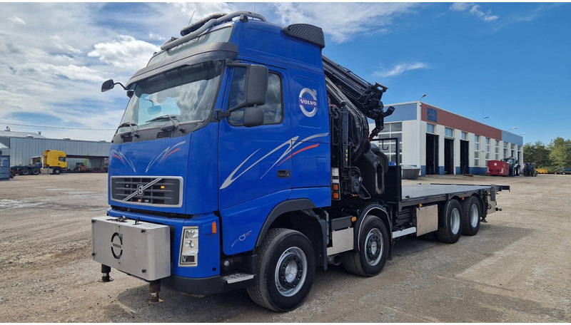 Kamion me karroceri të hapur, Kamion me vinç Volvo FH480 8X4 HIAB 800E-6 HiPro + JIB170X5: foto 7