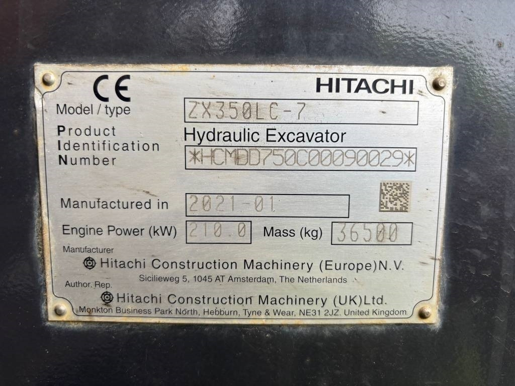 Ekskavator me zinxhirë Hitachi ZX 350 LC-7: foto 8 Ekskavator me zinxhirë Hitachi ZX 350 LC-7: foto 8