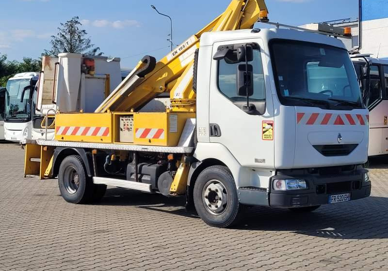 Renault MIDLUM 180 DCI / SPROWADZONA / ZWYŻKA - Platformë ajrore e montuar në kamion: foto 1 Renault MIDLUM 180 DCI / SPROWADZONA / ZWYŻKA - Platformë ajrore e montuar në kamion: foto 1