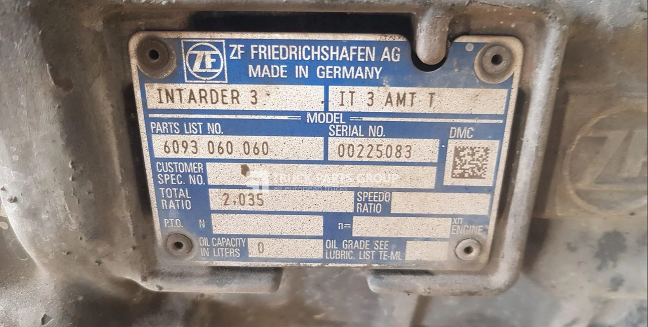 IVECO IVECO STRALIS HI-WAY EURO6 gearbox + intarder3 (retarder), 12AS2331TD, interder3, IT 3 AMT T, 6093060060, 00225083, 1333041065, 00238158, 4213550120, 6009297007, 6070010004, 6093060060, 3IT3AMT - Kutia e marsheve për Kamioni: foto 3 IVECO IVECO STRALIS HI-WAY EURO6 gearbox + intarder3 (retarder), 12AS2331TD, interder3, IT 3 AMT T, 6093060060, 00225083, 1333041065, 00238158, 4213550120, 6009297007, 6070010004, 6093060060, 3IT3AMT - Kutia e marsheve për Kamioni: foto 3