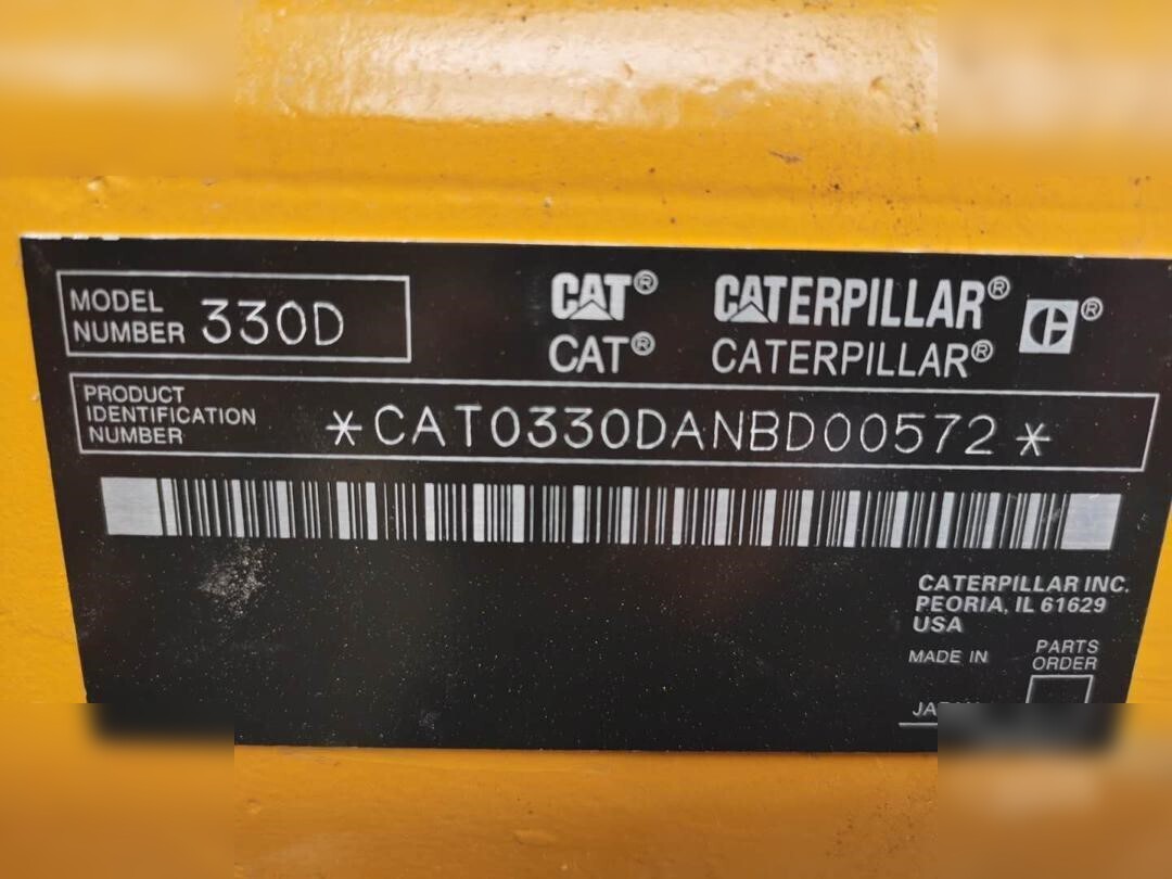 CATERPILLAR 330D - Ekskavator me zinxhirë: foto 5 CATERPILLAR 330D - Ekskavator me zinxhirë: foto 5