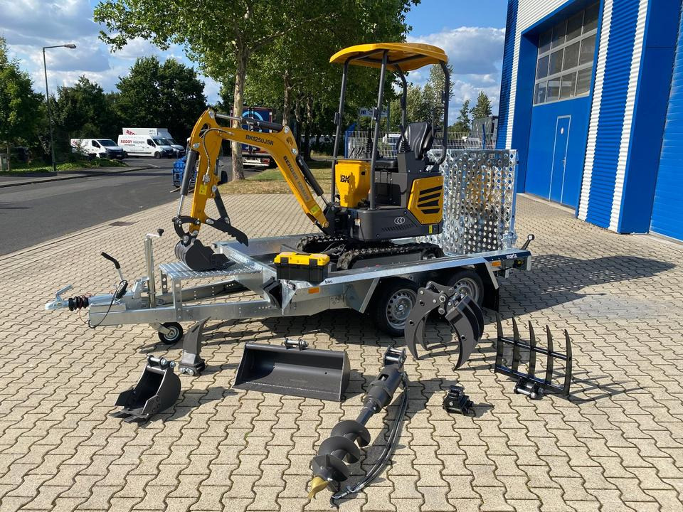 Minibagger BK1250JSR + Tieflader + Zubehör *INKL.19% MWST*BERGER KRAUS*VERSTELLFAHRWERK* KUBOTA*SOFORT!* - Miniekskavator: foto 2 Minibagger BK1250JSR + Tieflader + Zubehör *INKL.19% MWST*BERGER KRAUS*VERSTELLFAHRWERK* KUBOTA*SOFORT!* - Miniekskavator: foto 2