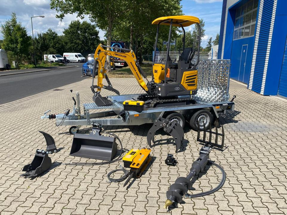 Minibagger BK1250JSR + Tieflader + Zubehör *INKL.19% MWST*BERGER KRAUS*VERSTELLFAHRWERK* KUBOTA*SOFORT!* - Miniekskavator: foto 1 Minibagger BK1250JSR + Tieflader + Zubehör *INKL.19% MWST*BERGER KRAUS*VERSTELLFAHRWERK* KUBOTA*SOFORT!* - Miniekskavator: foto 1