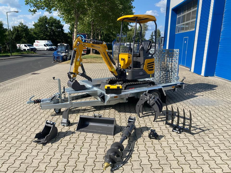 Minibagger BK1250JSR + Tieflader + Zubehör *INKL.19% MWST*BERGER KRAUS*VERSTELLFAHRWERK* KUBOTA*SOFORT!* - Miniekskavator: foto 1 Minibagger BK1250JSR + Tieflader + Zubehör *INKL.19% MWST*BERGER KRAUS*VERSTELLFAHRWERK* KUBOTA*SOFORT!* - Miniekskavator: foto 1