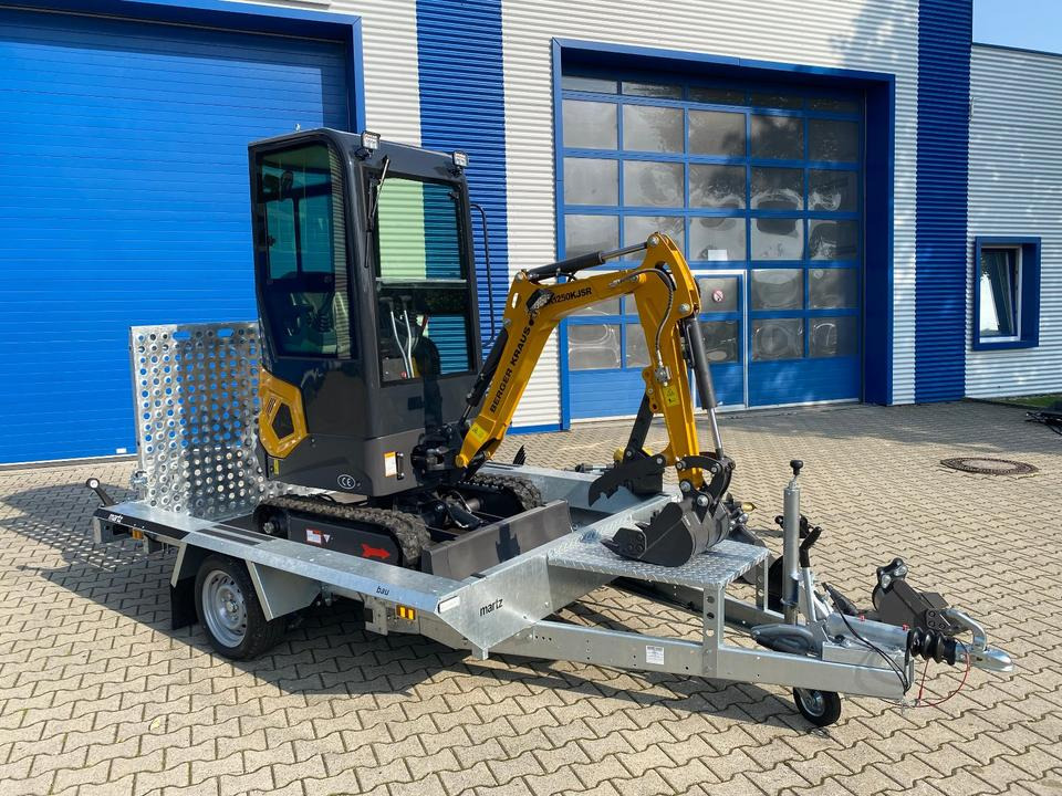 Miniekskavator Minibagger BK1250KJSR + Tieflader + Zubehör *INKL.19% MWST*BERGER KRAUS*VERSTELLFAHRWERK* KUBOTA*SOFORT!*: foto 8