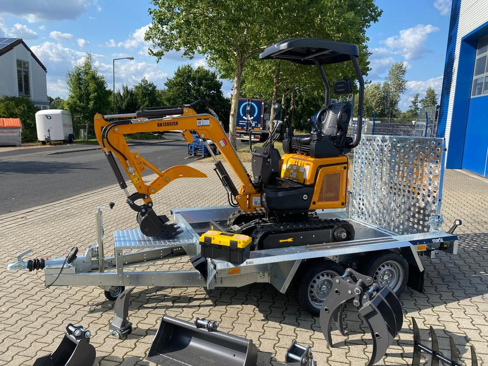 Minibagger BK1300JSR + Tieflader + Zubehör *INKL.19% MWST*BERGER KRAUS*VERSTELLFAHRWERK* KUBOTA*SOFORT!* - Miniekskavator: foto 4 Minibagger BK1300JSR + Tieflader + Zubehör *INKL.19% MWST*BERGER KRAUS*VERSTELLFAHRWERK* KUBOTA*SOFORT!* - Miniekskavator: foto 4