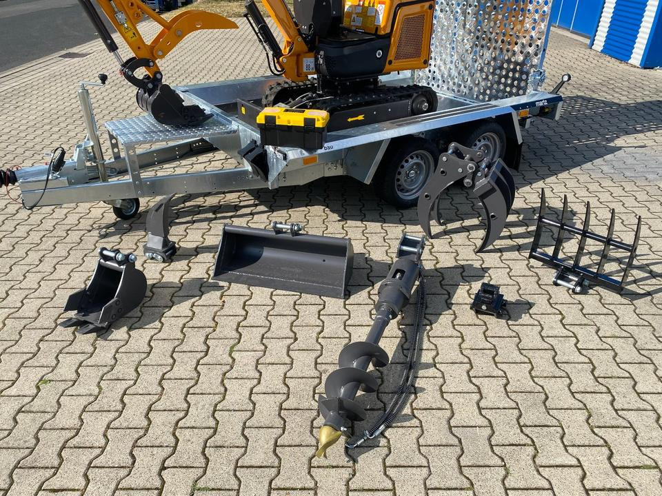 Minibagger BK1300JSR + Tieflader + Zubehör *INKL.19% MWST*BERGER KRAUS*VERSTELLFAHRWERK* KUBOTA*SOFORT!* - Miniekskavator: foto 3 Minibagger BK1300JSR + Tieflader + Zubehör *INKL.19% MWST*BERGER KRAUS*VERSTELLFAHRWERK* KUBOTA*SOFORT!* - Miniekskavator: foto 3