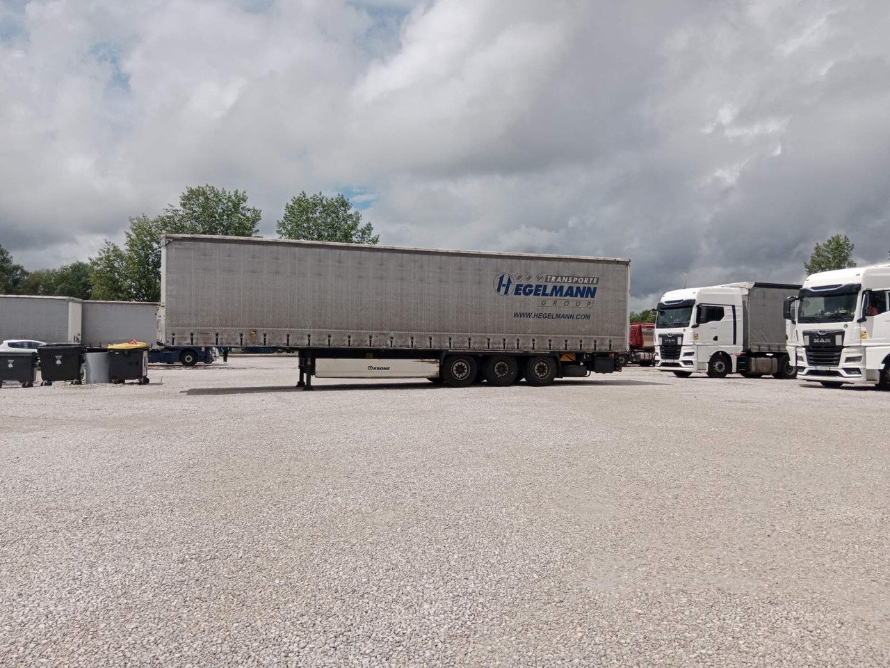 KRONE - Gjysmë rimorkio me tendë: foto 1 KRONE - Gjysmë rimorkio me tendë: foto 1