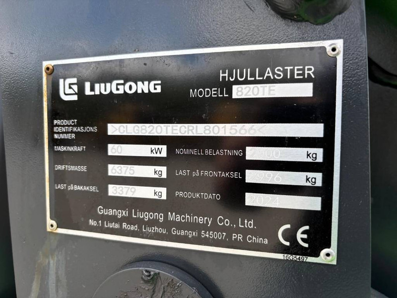 LIUGONG 820 TE Electric - Fadrom me goma: foto 5 LIUGONG 820 TE Electric - Fadrom me goma: foto 5