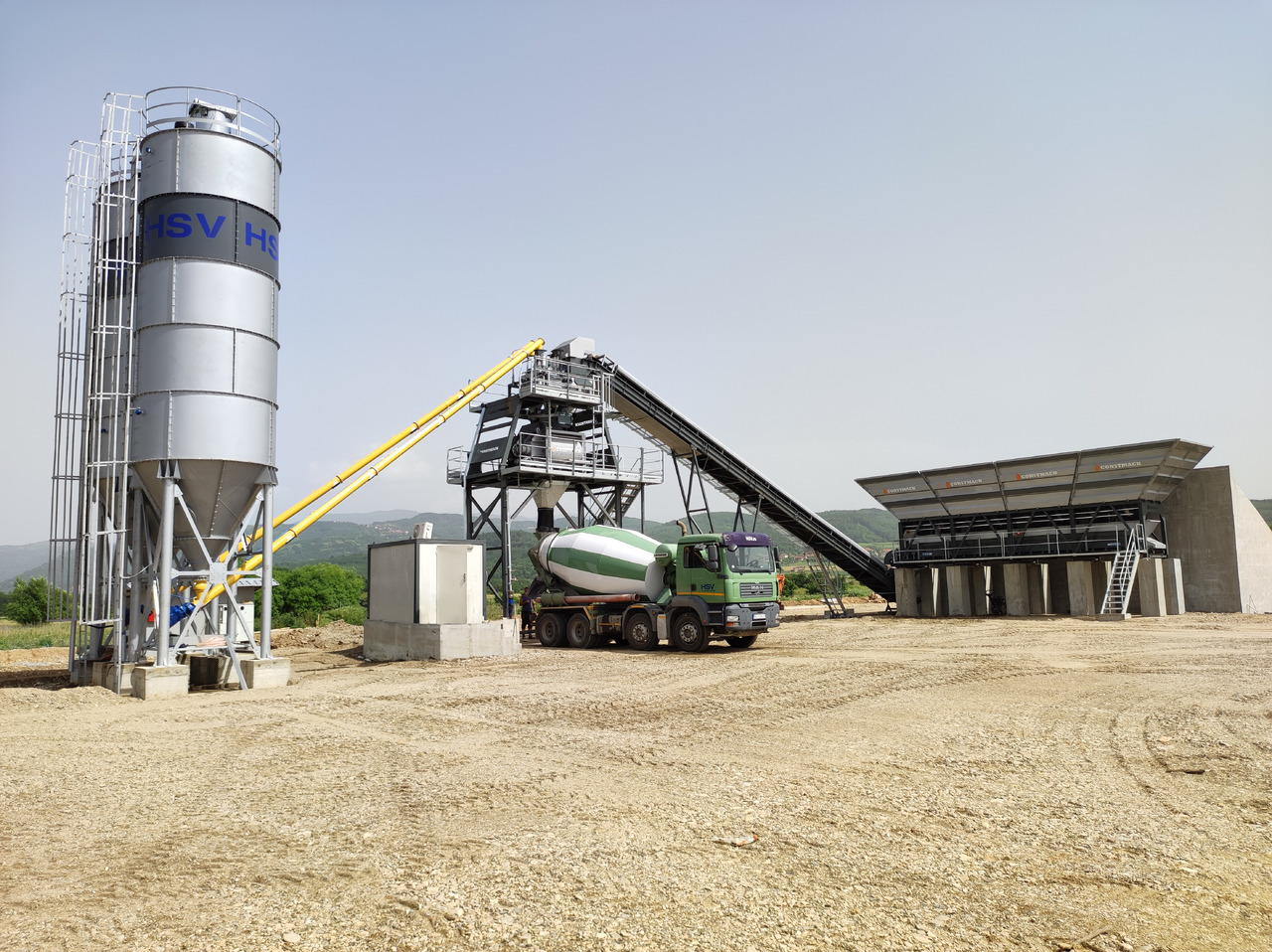 Constmach 160 m³/h Stationary Concrete Batching Plant - Impiant betoni: foto 2 Constmach 160 m³/h Stationary Concrete Batching Plant - Impiant betoni: foto 2