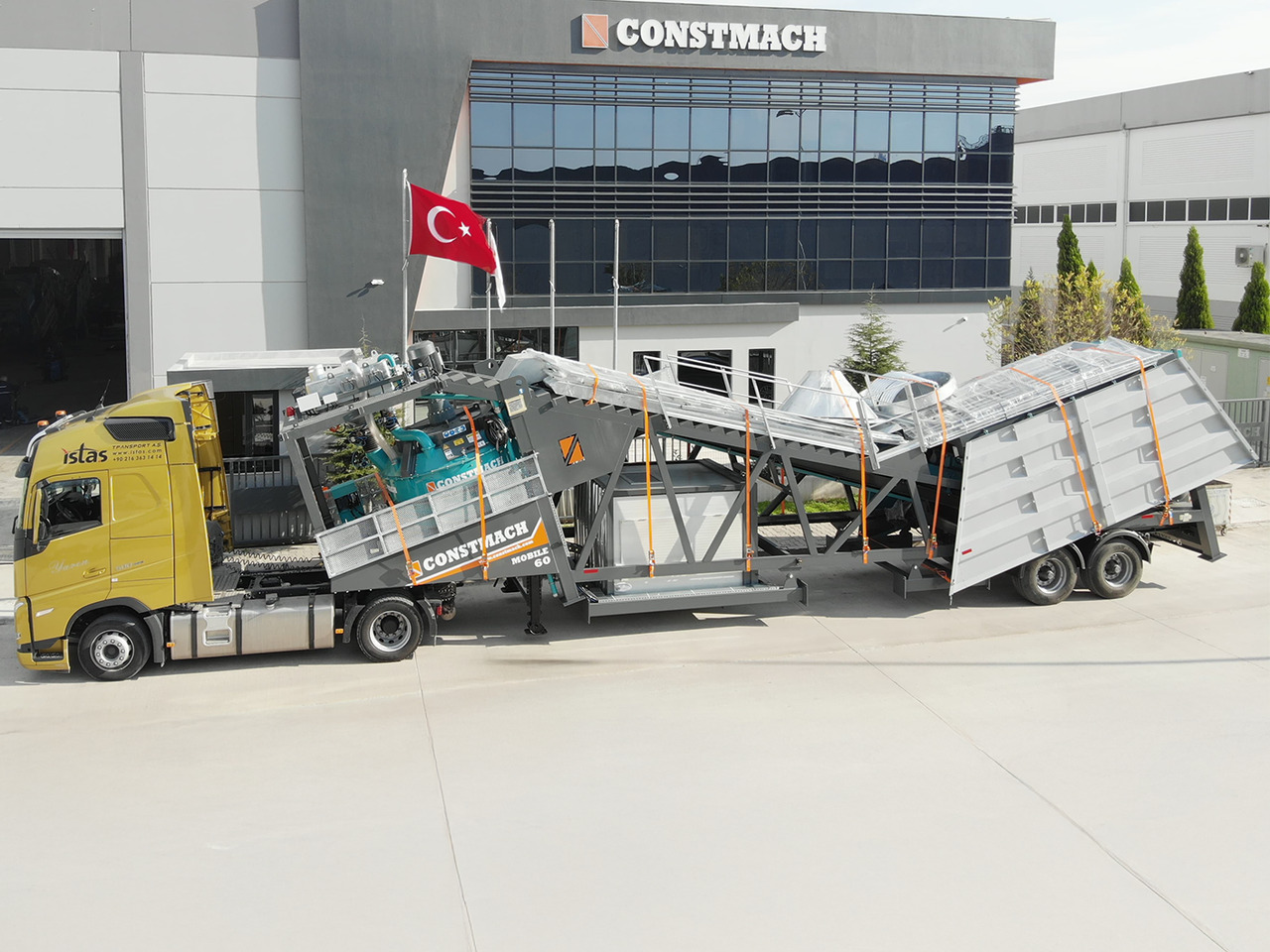 Constmach Centrale à Béton Mobile de 60 m³/h - Impiant betoni: foto 4 Constmach Centrale à Béton Mobile de 60 m³/h - Impiant betoni: foto 4