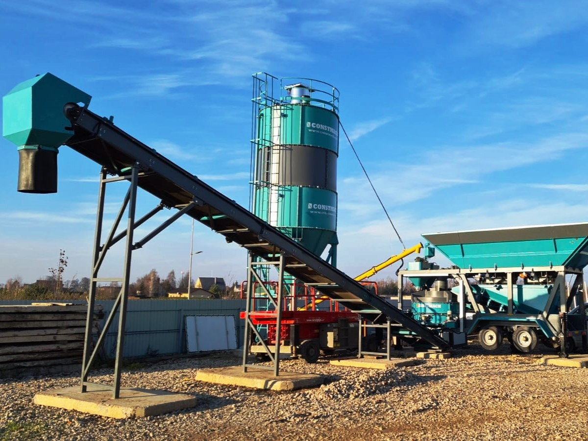 Constmach Kleine mobile Betonmischanlage 45 m³/h - Impiant betoni: foto 2 Constmach Kleine mobile Betonmischanlage 45 m³/h - Impiant betoni: foto 2