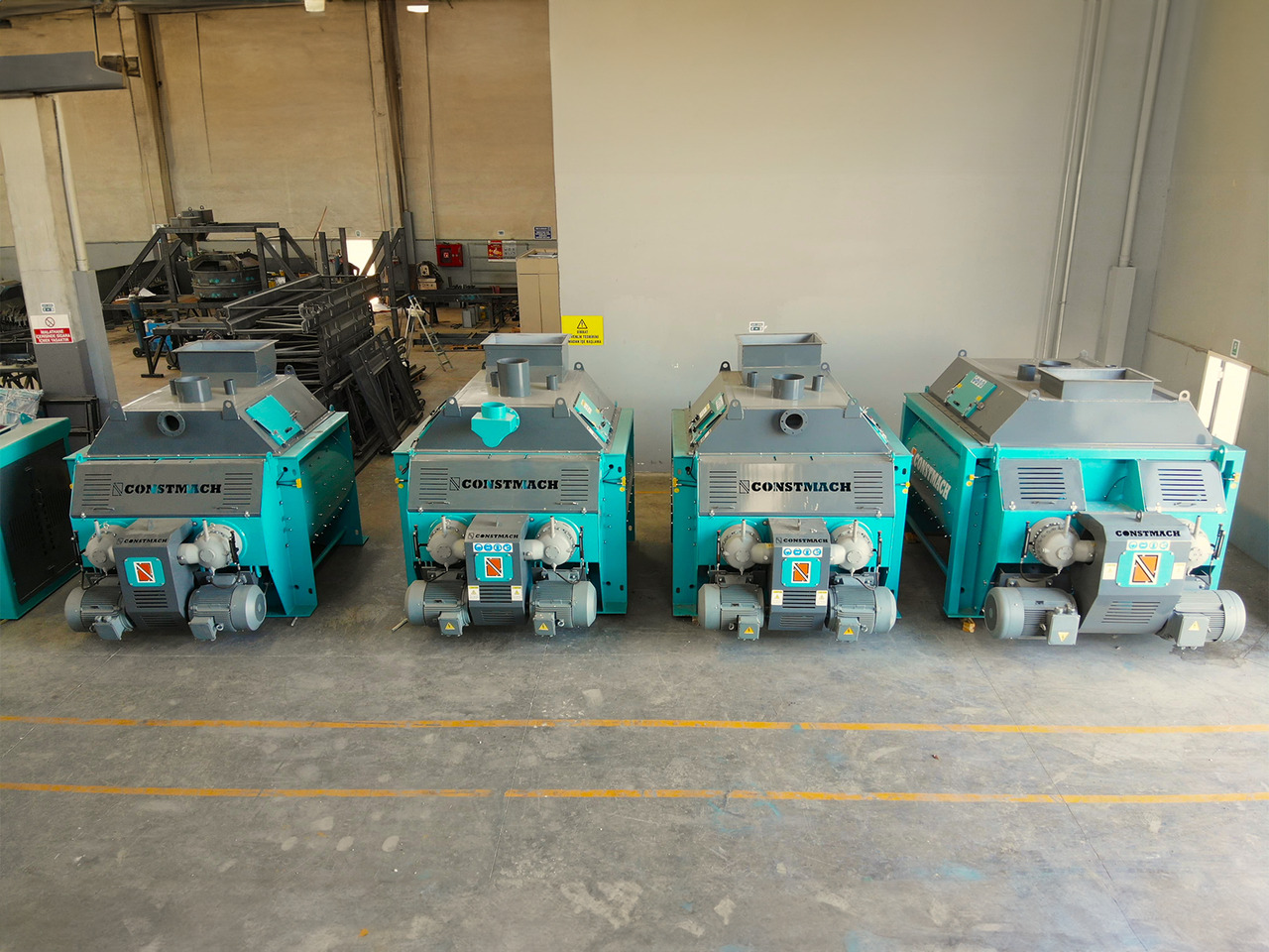 Constmach Mélangeur à Béton à Double Arbre ( Mélangeur à Palettes ) - Betoniere: foto 4 Constmach Mélangeur à Béton à Double Arbre ( Mélangeur à Palettes ) - Betoniere: foto 4