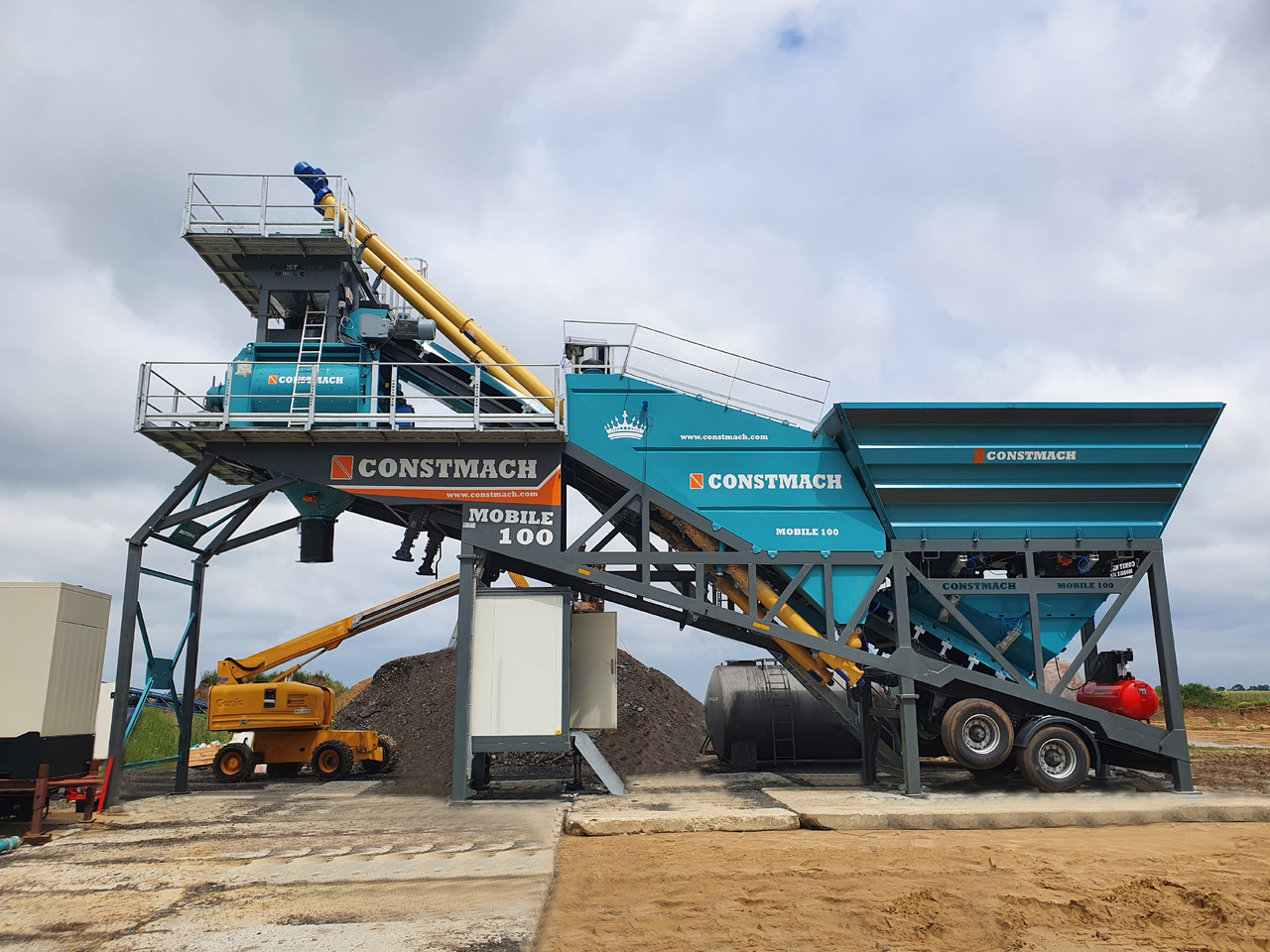 Constmach Mobile Betonmischanlage mit 100 m³/h - Impiant betoni: foto 5 Constmach Mobile Betonmischanlage mit 100 m³/h - Impiant betoni: foto 5